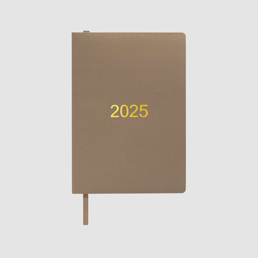 Essentials A5 2025 Diary Sepia