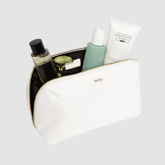 Timeless Large Everything Pouch Pure White