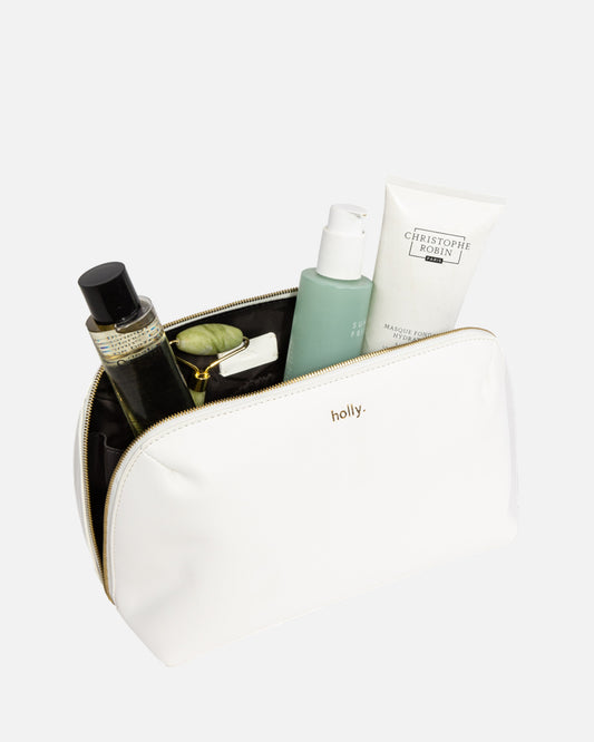 Timeless Large Everything Pouch Pure White