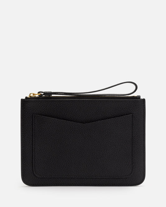 Piper Zip Pouch Black