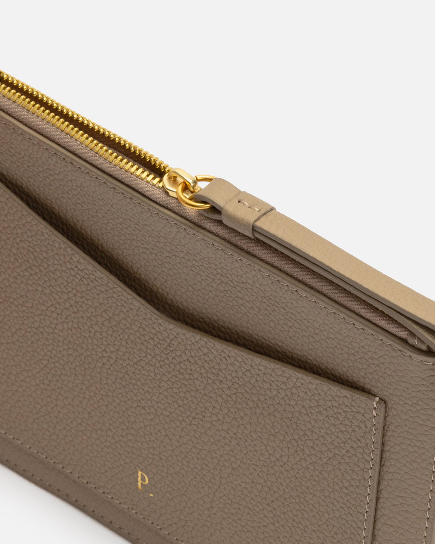 Piper Zip Pouch Stone