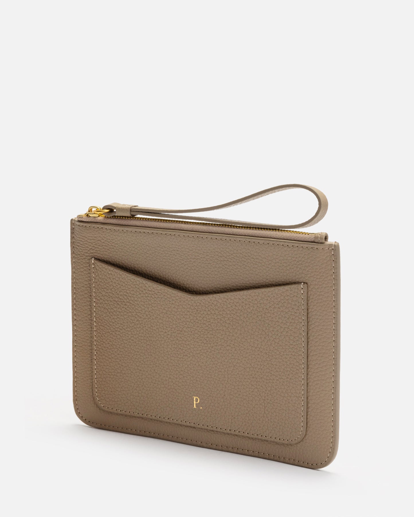 Piper Zip Pouch Stone