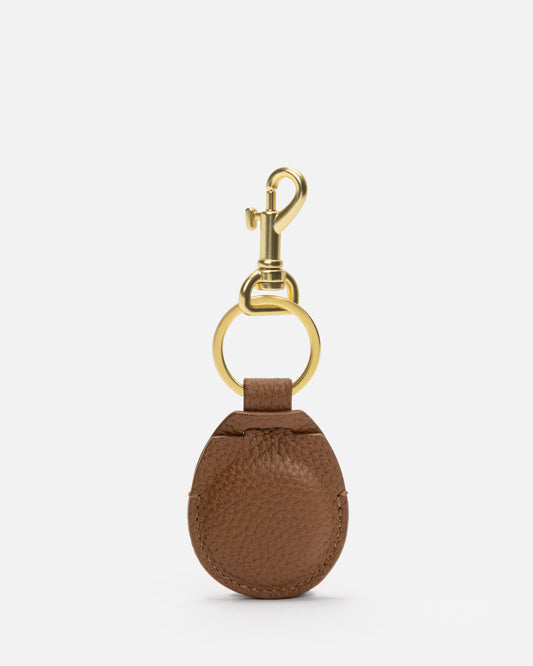 Piper AirTag Keyring Dark Tan