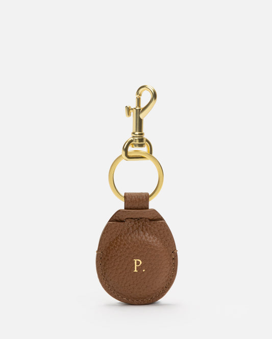 Piper AirTag Keyring Dark Tan