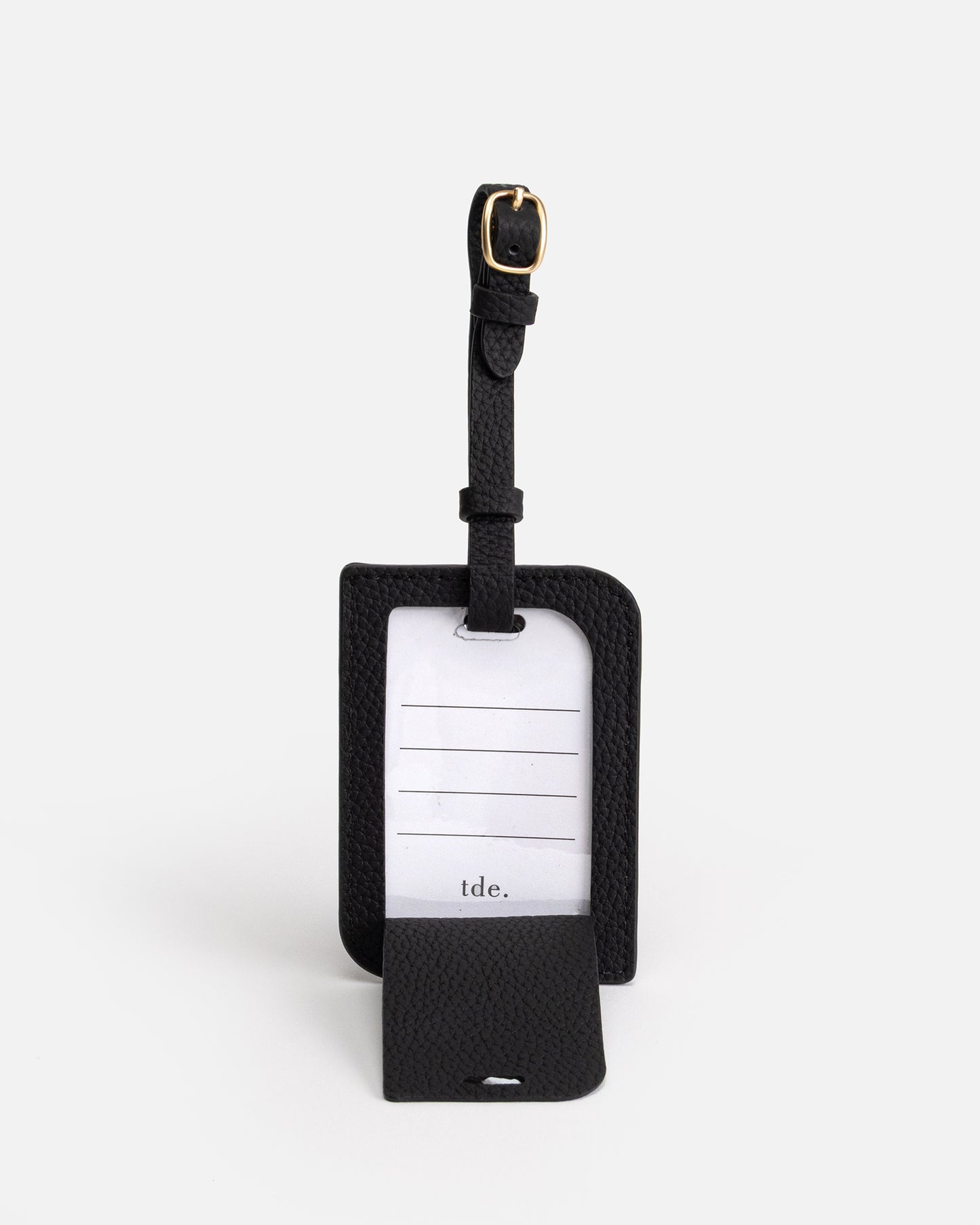 Olivia Luggage Tag Black