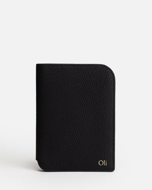 Olivia Passport Holder Black
