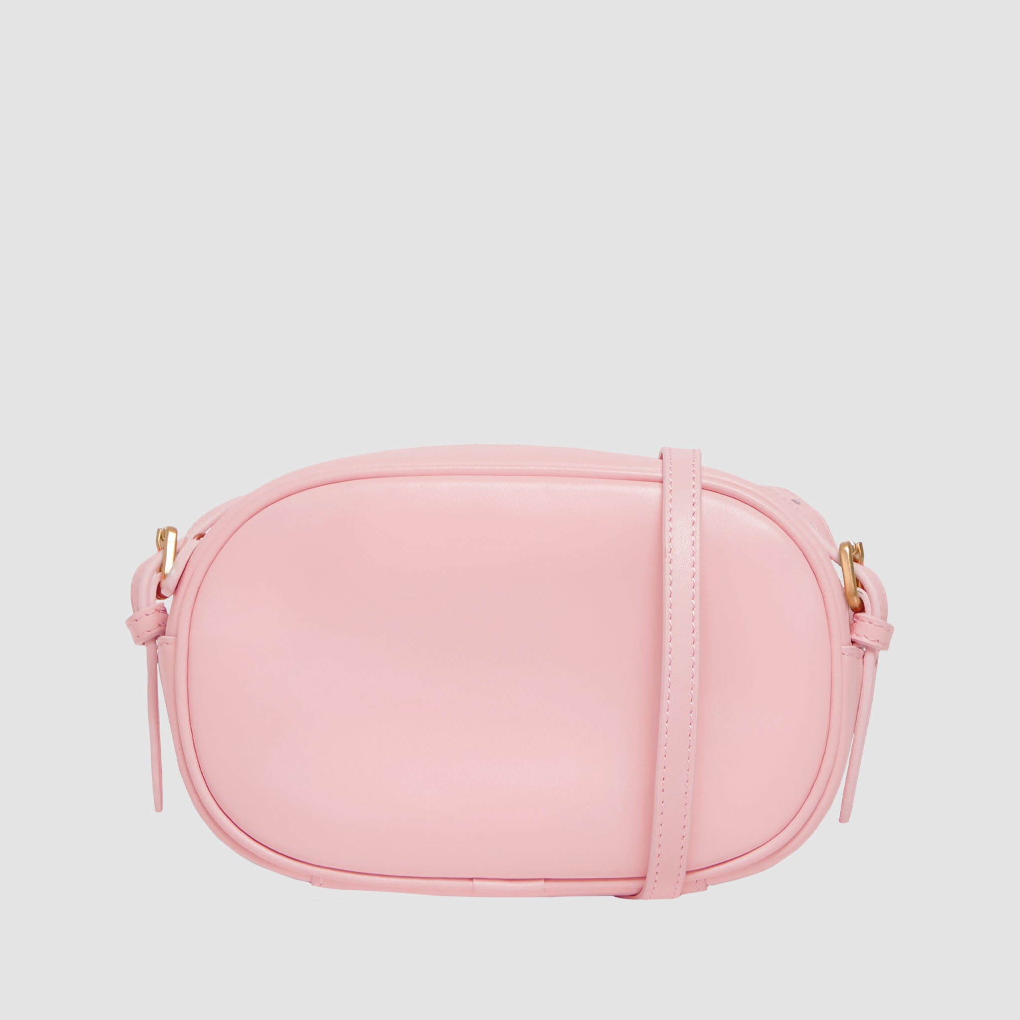 Personalised Isla Mini Crossbody Bag Chalk Pink with initials | tde ...