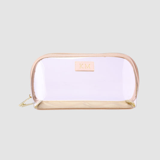 Large Pale Pink Clear Cosmetic Case_2