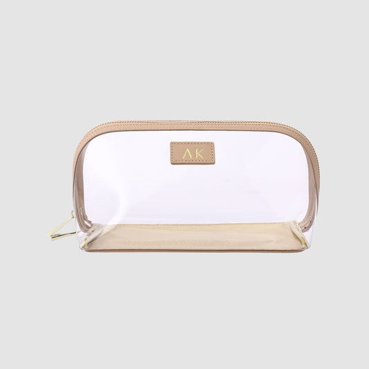 Large Taupe Clear Cosmetic Case_2