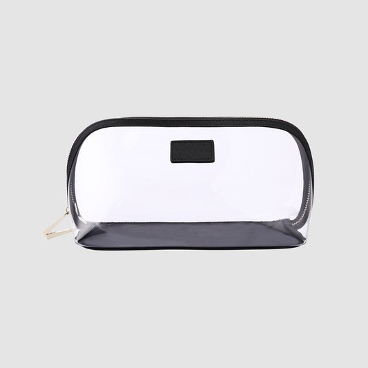 Large Black Clear Cosmetic Case_1