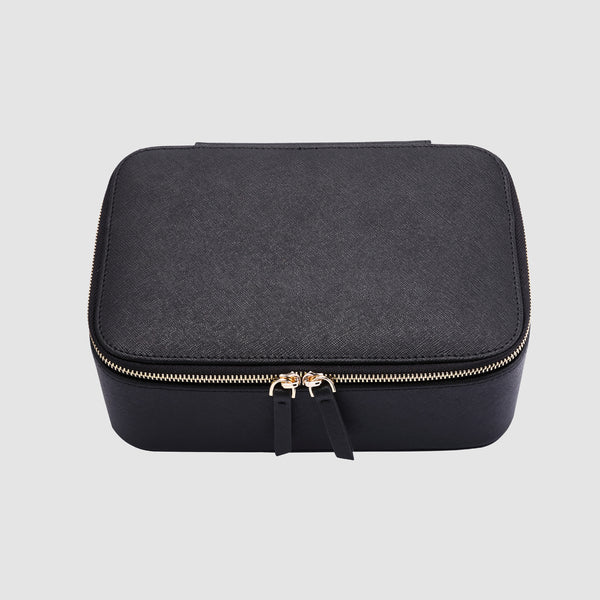 Margot Large Jewellery Case - Black