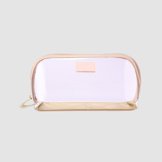 Large Pale Pink Clear Cosmetic Case_1