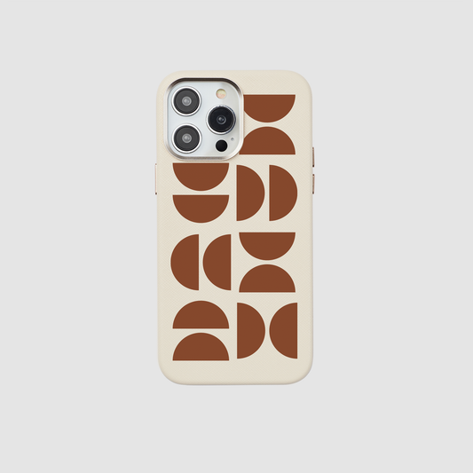 Wrap Geo iPhone 14 Pro Max Mocha Case