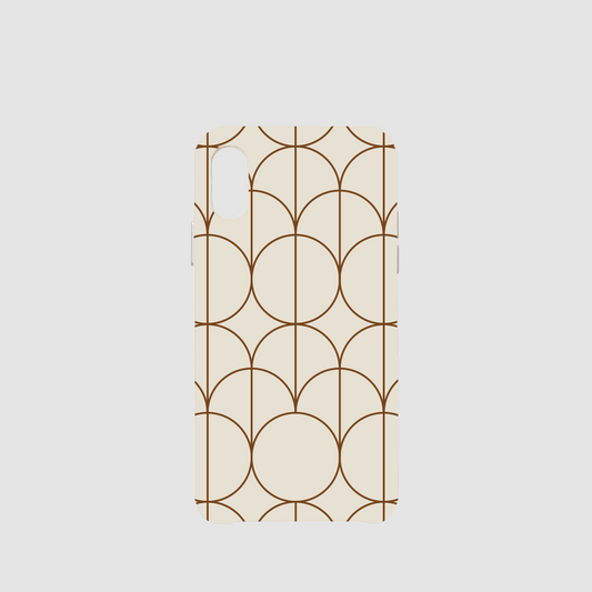 Wrap Deco Mocha iPhone XS Max Case