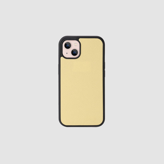 iPhone 13 Lemonade Saffiano Leather Case_1