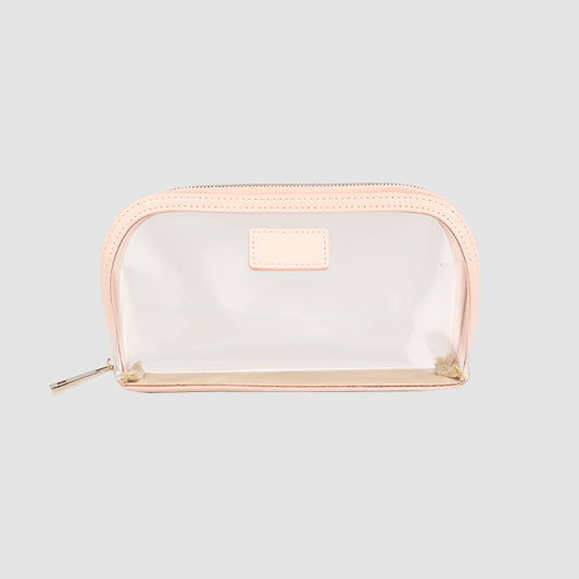 Pale Pink Clear Cosmetic Case_1