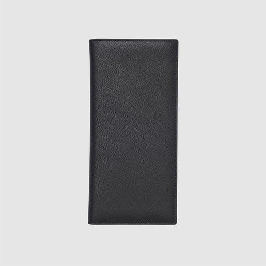 Black Saffiano Leather Travel Wallet_1