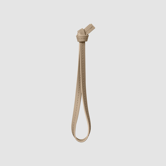 Wristlet Strap Nappa Leather Sand